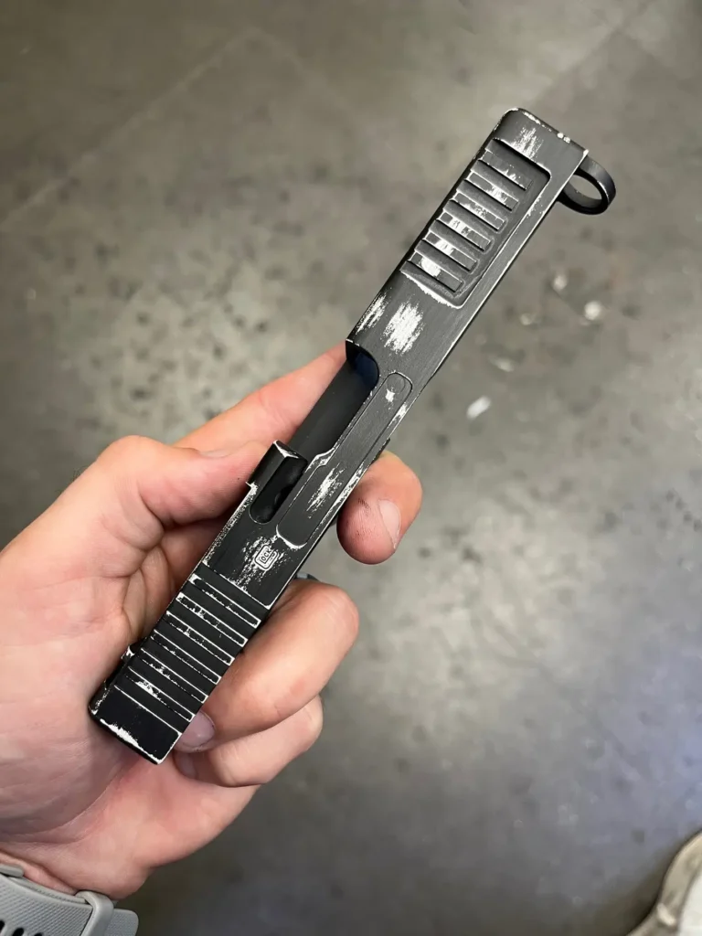 serrations w. battleworn cerakote